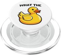 What The Duck Funny Silly Sarcastic Viral Duck Meme Pun PopSockets PopGrip para MagSafe
