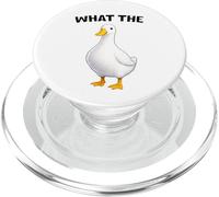 What The Duck Funny Silly Sarcastic Viral Duck Meme Pun PopSockets PopGrip para MagSafe