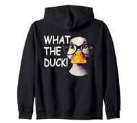 What The Duck - Juego de palabras para amantes del pato Sudadera con Capucha