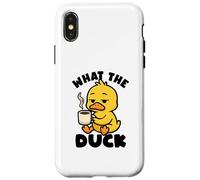 What The Duck Owner I Love Ducks Lover Divertido Pato de Goma Carcasa para iPhone X/XS