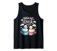 What The Ducks Is It Baby Shower - Fiesta de revelación de género Camiseta sin Mangas