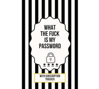 What The Fuck Is My Password: and Other Shit I Can’t Remember - A Mini Pocket Size Password Book With Alphabetical Tabs and Subscription Tracker. ... Gift For Seniors, Men, Women & Kids. 5x8 Size