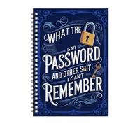 What The Heck Is My Password? And Other annoyings Things I Can't Remember,Funny & Practical Password Organizer Logbooks to keep track of all your Internet