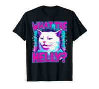What The Helly Ironic Meme Cat Brainrot Cita Gen Z Alpha Camiseta