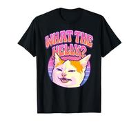What The Helly Ironic Meme Cat Brainrot Cita Gen Z Alpha Camiseta
