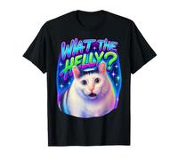 What The Helly Ironic Meme Cat Brainrot Cita Gen Z Alpha Camiseta