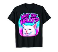 What The Helly Ironic Meme Cat Brainrot Cita Gen Z Alpha Camiseta