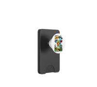 What The Meow Funny Cat UFO Abduction Sci-Fi Alien PopSockets PopWallet para MagSafe