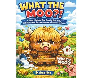 What the Moo?!: A Funny Highland Cow Coloring Book Filled With Fluffy Chaos, Silly Farm Adventures, and Ridiculous Cow Moments