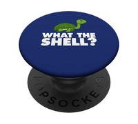 What The Shell Divertido Turtle Shell Yeah PopSockets PopGrip Adhesivo