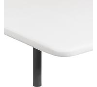 What The Sleep Base tapizada 150x190cm Indie Blanca 26cm Patas y Montaje incl