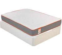 What The Sleep Colchón 135x190cm y canapé WTS Rap Blanco 22cm Montaje incl