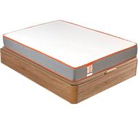 What The Sleep Colchón 90x190cm y canapé WTS Funk Natural 24cm Montaje incl