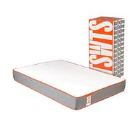 What The Sleep | Colchón Sostenible Premium Híbrido Muelles Ensacados-Visco | Altura 24cm | 90x190 | Firmeza Media-Alta | Confort Muy Alto | Zonas Independientes | Protección Higiénica | Funk