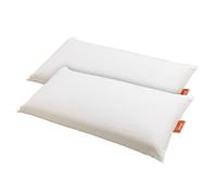 What The Sleep I Pack 2 Almohadas sostenibles viscoelástica 90 cm. I Firmeza Media, Alta adaptabilidad I Certificado Oeko-Tex I Ideal Dormir de Lado I Reduce tensiones cervicales