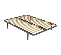 What The Sleep Somier de 16 láminas de madera con 4 patas, montaje incluida 135x190