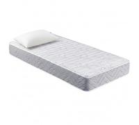 What The Sleep - Pack Colchón Viscoelástico 90x190 cm 20 cm Altura Firmeza Alta + Almohada Hipoalergénica de Fibra 90cm Firmeza Media-Alta, Modelo Techno + Drums