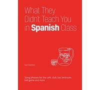 What They Didn't Teach You in Spanish Class: Slang Phrases for the Cafe, Club, Bar, Bedroom, Ball Game and More (Slang Language Books)