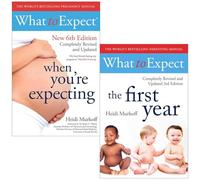 What to Expect 2 Books Collection Set by Heidi Murkoff (What to Expect When You're Expecting & What To Expect The 1st Year)