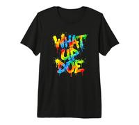 What Up Doe | Estilo Grafiti Urbano, Detroit, Michigan Camiseta Premium