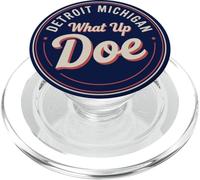 What Up Doe Vintage | Retro Detroit Michigan PopSockets PopGrip para MagSafe