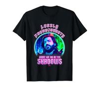 What We Do In The Shadows Laszlo Cravensworth Neon Portrait Camiseta, Hombre, Negro, 5XL