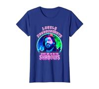 What We Do In The Shadows Laszlo Cravensworth Neon Portrait Camiseta, Mujer, Azul Real, S