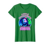 What We Do In The Shadows Laszlo Cravensworth Neon Portrait Camiseta, Mujer, Verde Kelly, XS