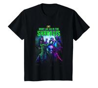 What We Do In The Shadows Vampire Cast Camiseta, Niños, Negro, 12 años