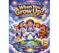 What Would You Be When You Grow Up?: Jobs Coloring & Activity Book for Kids Ages 3-6