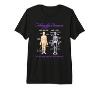 What You See What I Feel Skeleton Fibromyalgia Awareness Camiseta Premium