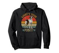 What Your Point Retro Vintage Funny Pointer Dog Sudadera con Capucha