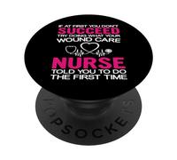 What Your Wound Care Nurse Funny Nursing Nurses PopSockets PopGrip Adhesivo