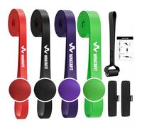 WHATAFIT Resistance Bands, Exercise Bands，Resistance Bands for Working out, Work out Bands with Handles for Men and Women Fitness, Strength Training Home Gym Equipment