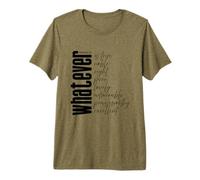 Whatever is True Filipenses 4:8 Verso bíblico Escritura Camiseta Premium