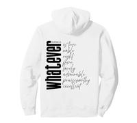Whatever is True Filipenses 4:8 Verso bíblico Escritura Sudadera con Capucha