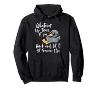 Whatever Life Throws Duck Funny Dichos Humor Hombres Mujeres Niños Sudadera con Capucha
