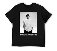 Whatever You Say I Am Sarcastic - Camiseta gráfica con cita divertida para hombres y mujeres, Estilo negro, M