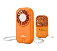 WHATOOK Mini ventilador de mano, 11000 rpm, ventilador de mano fuerte con 5 velocidades, 56 g, ultraligero, portátil para viajes y viajes, USB-C recargable, ventilador personal para maquillaje