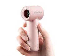 WHATOOK Mini Ventilador de Mano Portátil USB, Bolsillo de 5 Velocidades, Mini Ventilador de Mano para Camping (Pink)