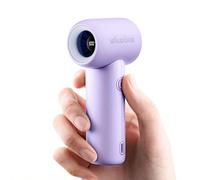 WHATOOK Mini Ventilador de Mano Portátil USB, Bolsillo de 5 Velocidades, Mini Ventilador de Mano para Camping (Purple)