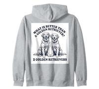 What's Better Than A Golden Retriever Two Goldens Dog Sudadera con Capucha