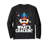Whats Crackin - Cascanueces de Navidad Divertido para Hombres, niños, Adolescentes y niños Manga Larga