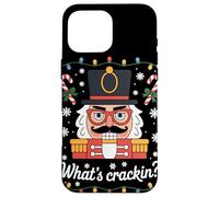 What's Crackin Nutcracker Broma Navidad Cascanueces Carcasa para iPhone 16 Pro MAX