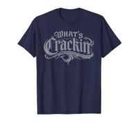 What's Cracking Funny tee Gothic Old English Graffiti Style Camiseta