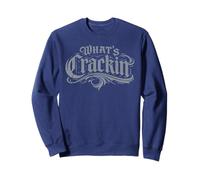 What's Cracking Funny tee Gothic Old English Graffiti Style Sudadera
