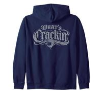 What's Cracking Funny tee Gothic Old English Graffiti Style Sudadera con Capucha