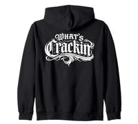 What's Cracking Funny tee Gothic Old English Graffiti Style Sudadera con Capucha