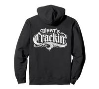 What's Cracking Funny tee Gothic Old English Graffiti Style Sudadera con Capucha