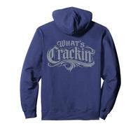 What's Cracking Funny tee Gothic Old English Graffiti Style Sudadera con Capucha